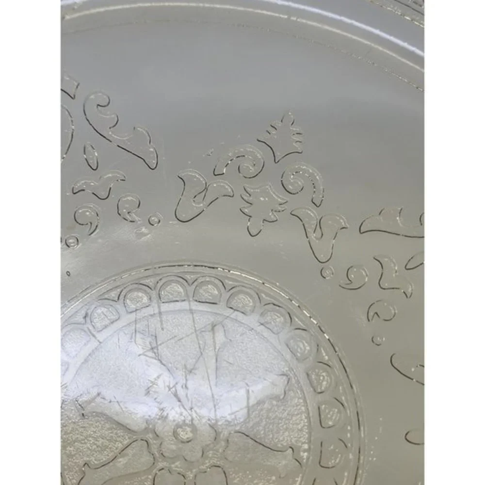 Vintage Federal Glass Depression Glass Dinner Plate Yellow Patrician‎ Spoke